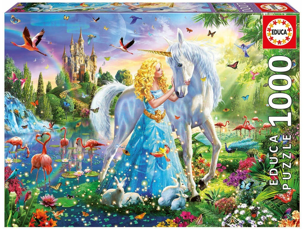 Puzzle 1000 La Princesa Y El Unicornio Educa 17654 3 Puzzle 1000 La Princesa Y El Unicornio Educa 17654