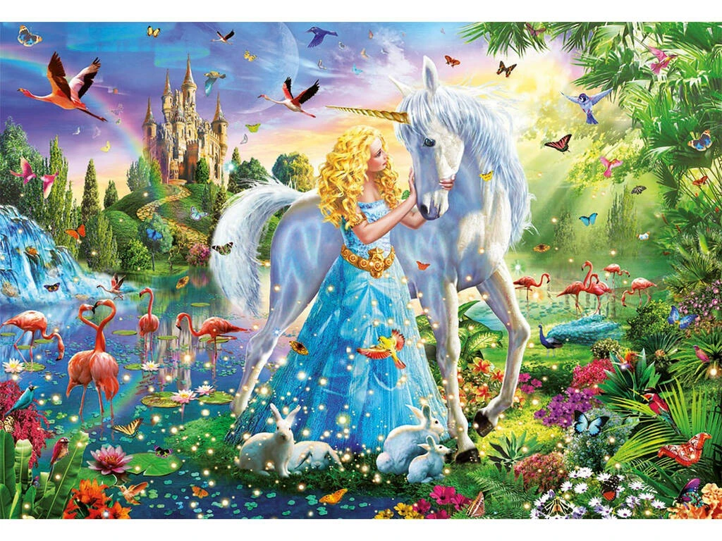 Puzzle 1000 La Princesa Y El Unicornio Educa 17654 4 Puzzle 1000 La Princesa Y El Unicornio Educa 17654 - Imagen 2
