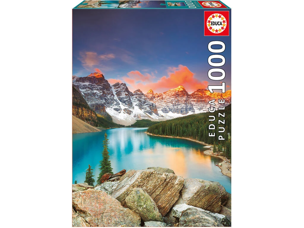 PUZZLE 1000 Lago Moraine, Banff National Park, Canadá Educa 17739 3 PUZZLE 1000 Lago Moraine, Banff National Park, Canadá Educa 17739