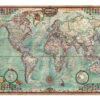 PUzzle 4000 El Mundo, Mapa Político 136x96 Cm EDUCA 14827 -Educa Borras Ventas 10470g00