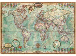 Puzzle 1500 El Mundo, Mapa Politico