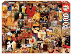 Puzzle 1.000 Collage De Cerveza Vintage Educa 17970
