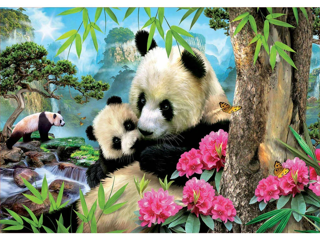 Puzzle 1.000 Osos Panda Educa 17995 4 Puzzle 1.000 Osos Panda Educa 17995 - Imagen 2