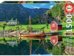 Puzzle 1.500 Barco Vikingo Educa 18006