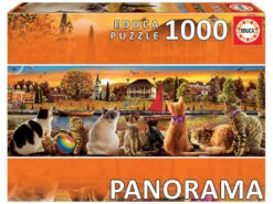 Puzzle 1.000 Gatos En El Embarcadero Panorama Educa 18001