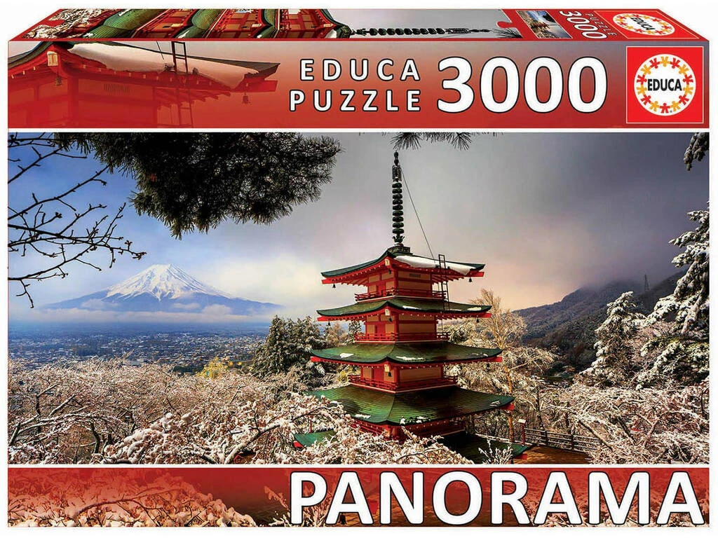 Puzzle 3.000 Monte Fuji Y Pagoda Chureito Japón Educa 18013 3 Puzzle 3.000 Monte Fuji Y Pagoda Chureito Japón Educa 18013