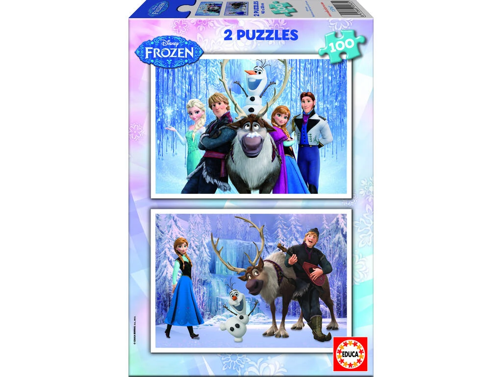 Puzzle 2X100 Disney Reno Frozen 3 Puzzle 2X100 Disney Reno Frozen