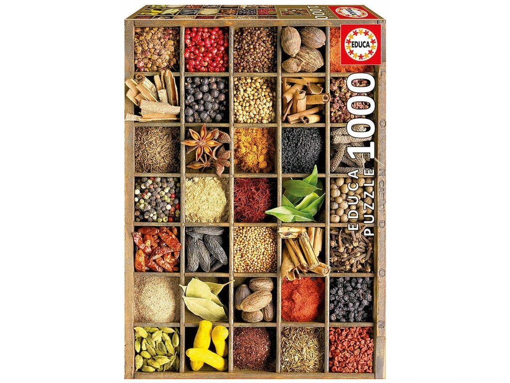 Puzzle 1.000 Especias Del Mundo Educa 15524 3 Puzzle 1.000 Especias Del Mundo Educa 15524