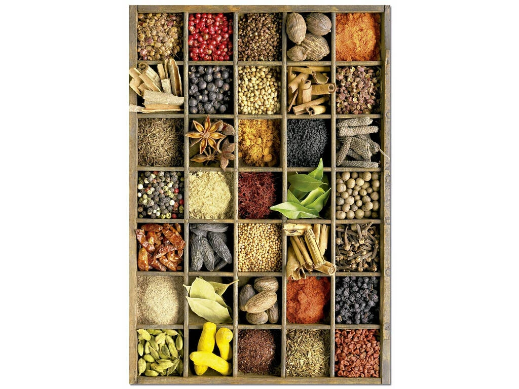 Puzzle 1.000 Especias Del Mundo Educa 15524 4 Puzzle 1.000 Especias Del Mundo Educa 15524 - Imagen 2