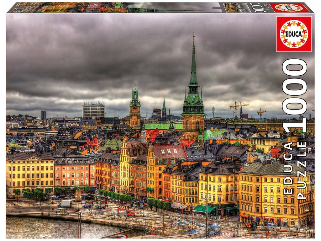 Puzzle 1.000 Vistas De Estocolmo Educa 17664 3 Puzzle 1.000 Vistas De Estocolmo Educa 17664