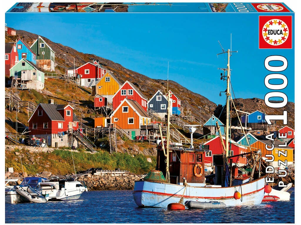 Puzzle 1.000 Casas Nórdicas Educa 17745 3 Puzzle 1.000 Casas Nórdicas Educa 17745