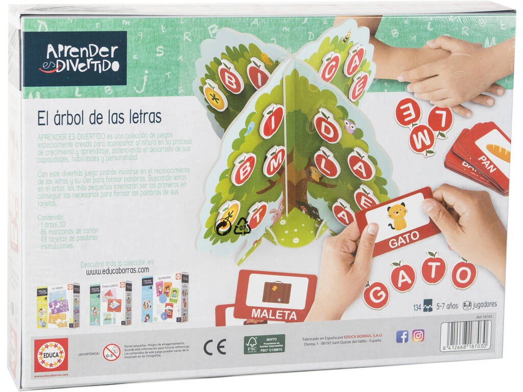 Aprender Es Divertido El Árbol De Las Letras Educa 18703 4 Aprender Es Divertido El Árbol De Las Letras Educa 18703 - Imagen 2