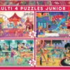 Puzzle Multi 4 Junior Parque Atracciones + Fiesta Infantil Educa 18601 2 Puzzle Multi 4 Junior Parque Atracciones + Fiesta Infantil Educa 18601 -Educa Borras Ventas 1999952502g00
