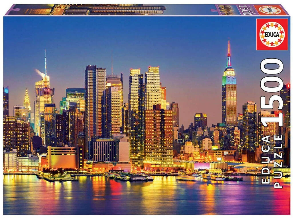 Puzzle 1500 Manhattan De Noche Educa 18466 3 Puzzle 1500 Manhattan De Noche Educa 18466
