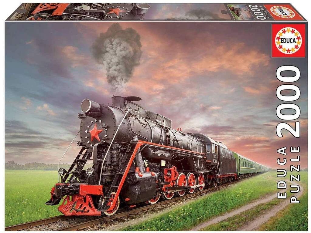 Puzzle 2000 Locomotora De Vapor Educa 18503 3 Puzzle 2000 Locomotora De Vapor Educa 18503