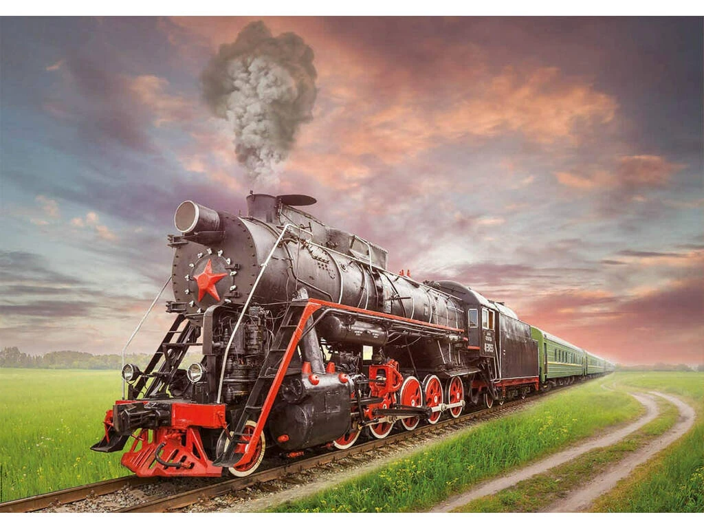 Puzzle 2000 Locomotora De Vapor Educa 18503 4 Puzzle 2000 Locomotora De Vapor Educa 18503 - Imagen 2