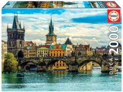 Puzzle 2000 Vistas De Praga Educa 18504