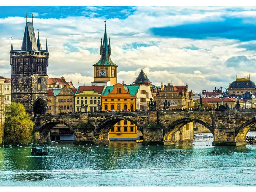 Puzzle 2000 Vistas De Praga Educa 18504 4 Puzzle 2000 Vistas De Praga Educa 18504 - Imagen 2