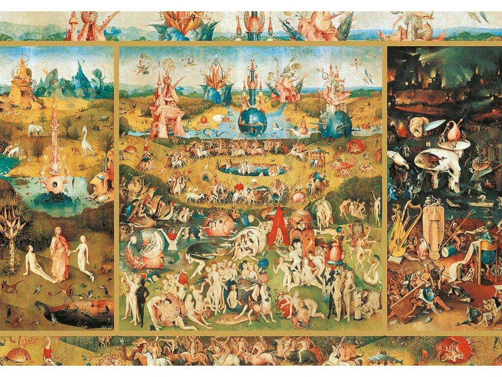 Puzzle 2000 El Jardín De Las Delicias Educa 18505 4 Puzzle 2000 El Jardín De Las Delicias Educa 18505 - Imagen 2