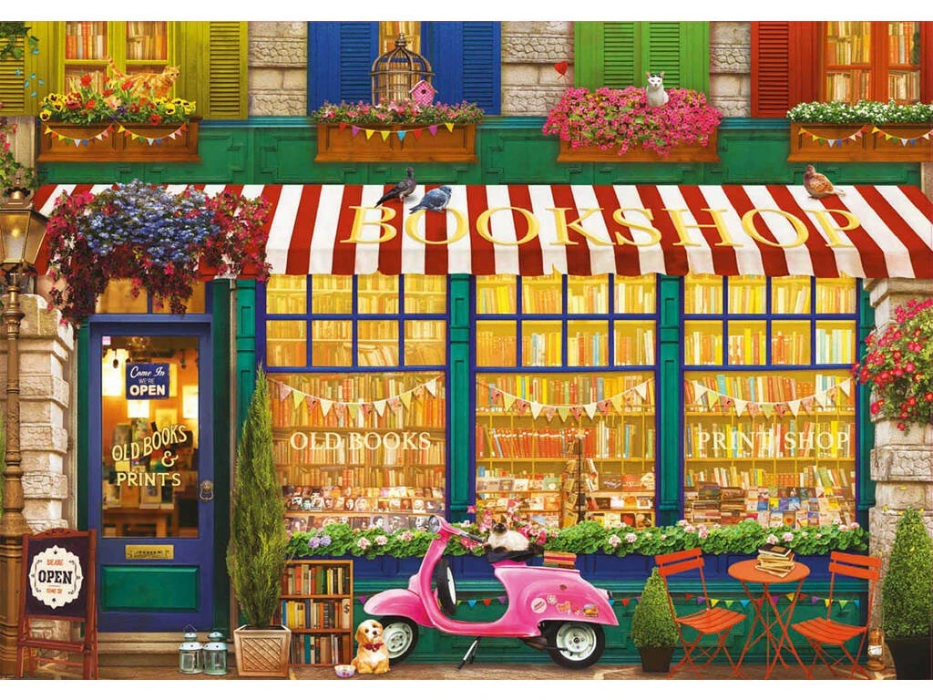 Puzzle 4000 Librería Vintage Educa 18582 4 Puzzle 4000 Librería Vintage Educa 18582 - Imagen 2