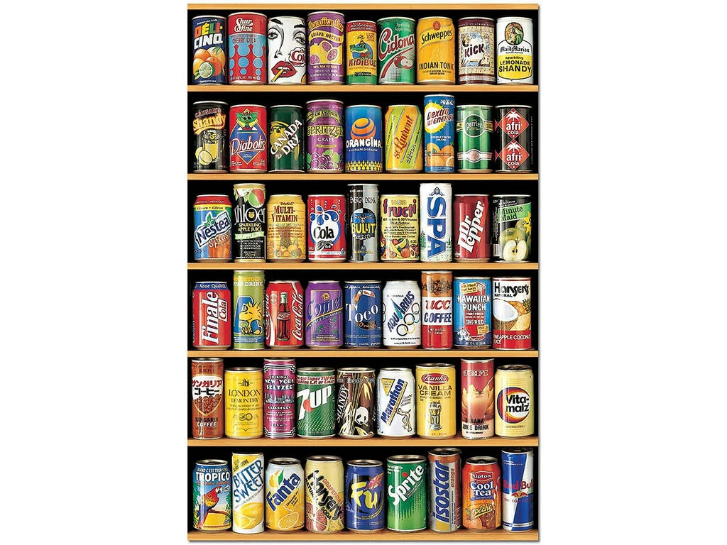 Puzzle 1000 Latas 4 Puzzle 1000 Latas - Imagen 2