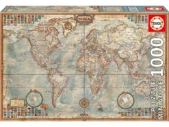 Puzzle 1000 El Mundo, Mapa Político