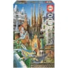 Puzzle 1000 Gaudí, Collage 2 Puzzle 1000 Gaudí, Collage -Educa Borras Ventas 1999952606g00