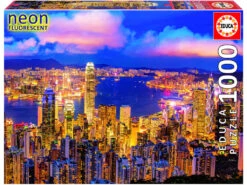 Puzzle 1000 Hong Kong Neón Educa 18462