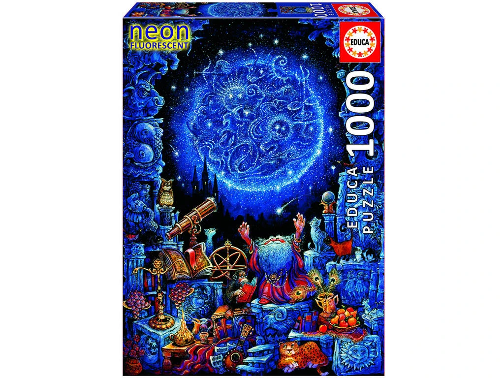 Puzzle 1000 El Astrólogo Neón Educa 18003 3 Puzzle 1000 El Astrólogo Neón Educa 18003