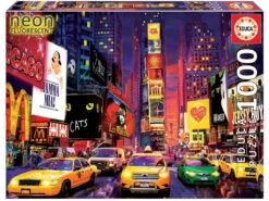 Puzzle 1000 Times Square, Nueva York Neón Educa 18499