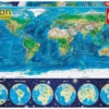 Puzzle 1000 Mapamundi Físico Neón Educa 16760 -Educa Borras Ventas 1999952613g00