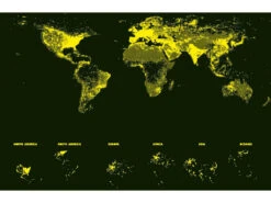 Puzzle 1000 Mapamundi Físico Neón Educa 16760 -Educa Borras Ventas 1999952613g02