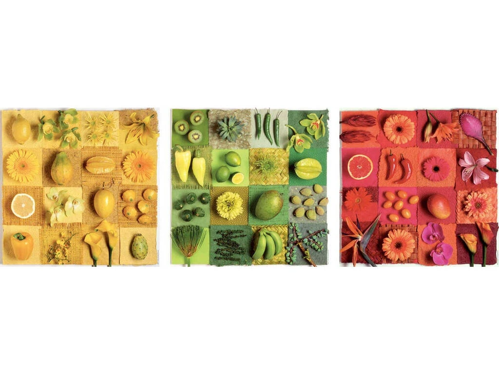 Puzzle 3x500 Exotic Fruits And Flowers, Andrea Tilk Educa 18454 4 Puzzle 3x500 Exotic Fruits And Flowers, Andrea Tilk Educa 18454 - Imagen 2