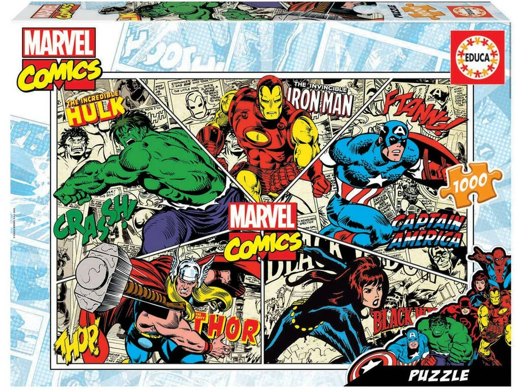 Puzzle 1000 Marvel Comics Educa 18498 3 Puzzle 1000 Marvel Comics Educa 18498