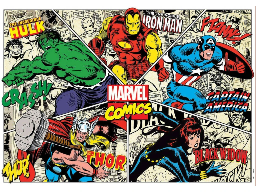Puzzle 1000 Marvel Comics Educa 18498 4 Puzzle 1000 Marvel Comics Educa 18498 - Imagen 2
