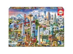 Puzzle 1500 Símbolos De Norteamérica Educa 17670