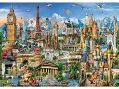 Puzzle 2000 Símbolos De Europa Educa 17697 -Educa Borras Ventas 1999955064g01