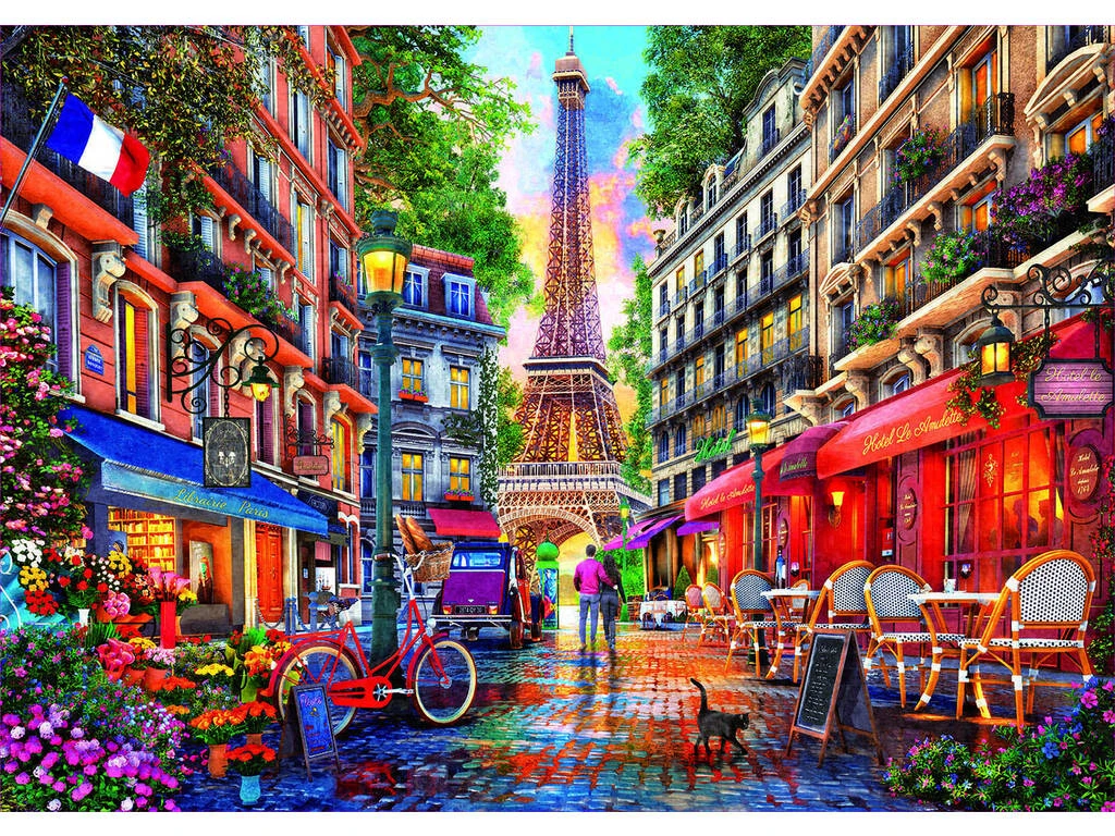 Puzzle 1000 París, Dominic Davison Educa 19019 4 Puzzle 1000 París, Dominic Davison Educa 19019 - Imagen 2