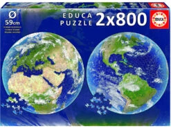 Puzzle 2x800 Planeta Tierra Educa 19039