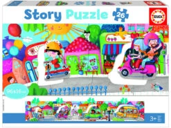 Story Puzzle 26 Piezas Vehículos En La Ciudad Educa 18901
