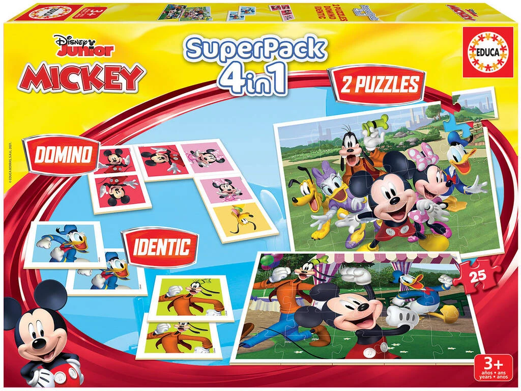 Super Pack Mickey And Friends Educa 19099 2 Super Pack Mickey And Friends Educa 19099