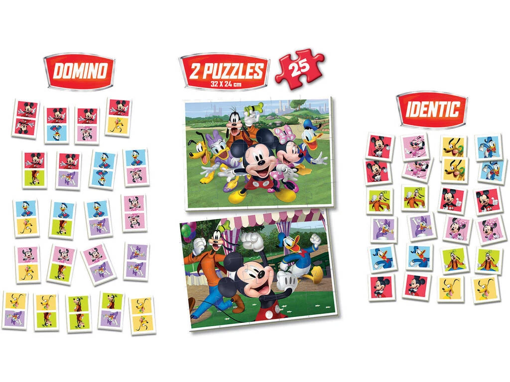 Super Pack Mickey And Friends Educa 19099 3 Super Pack Mickey And Friends Educa 19099 - Imagen 2