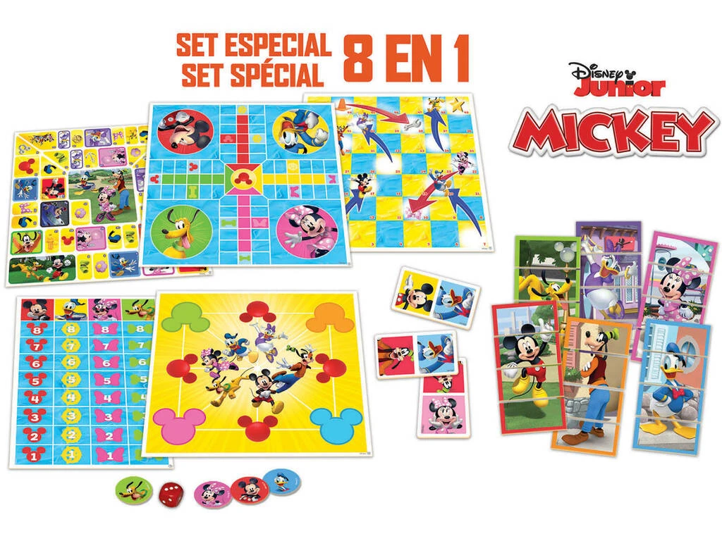 Mickey And Friends Set Especial 8 En 1 Educa 19100 4 Mickey And Friends Set Especial 8 En 1 Educa 19100 - Imagen 2