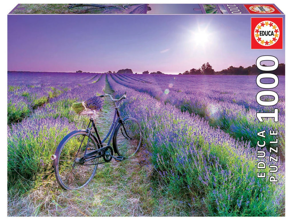 Puzzle 1000 Bicicleta En Campo De Lavanda Educa 19255 3 Puzzle 1000 Bicicleta En Campo De Lavanda Educa 19255
