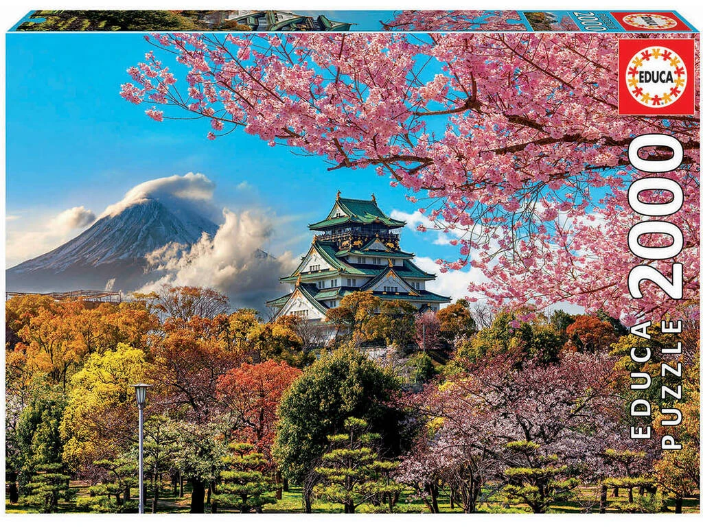 Puzzle 2000 Castillo De Osaka, Japón Educa 19276 3 Puzzle 2000 Castillo De Osaka, Japón Educa 19276