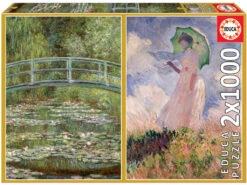 Puzzle 2x1000 Monet Educa 19270