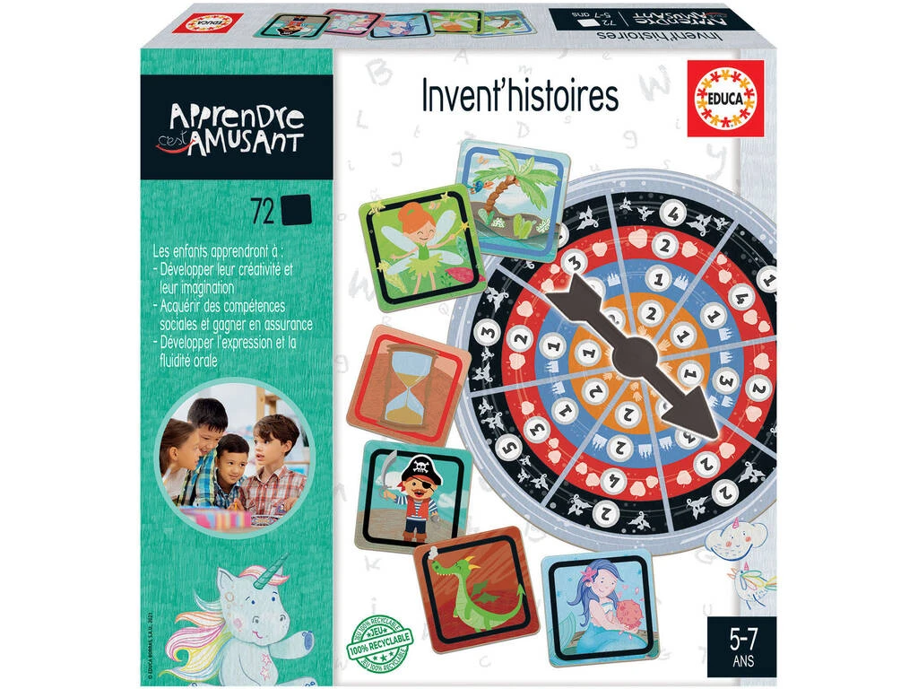 Apprendre C'est Amusant Invent'Histories Educa 18827 3 Apprendre C'est Amusant Invent'Histories Educa 18827