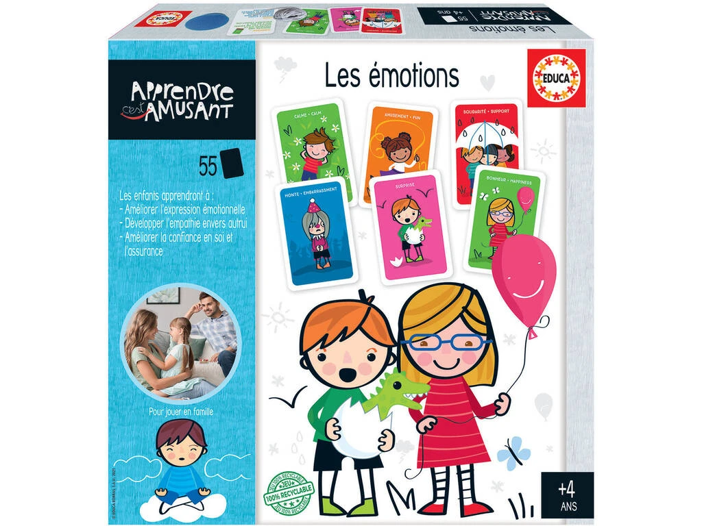 Apprendre C'est Amusant Les Émotions Educa 18829 3 Apprendre C'est Amusant Les Émotions Educa 18829