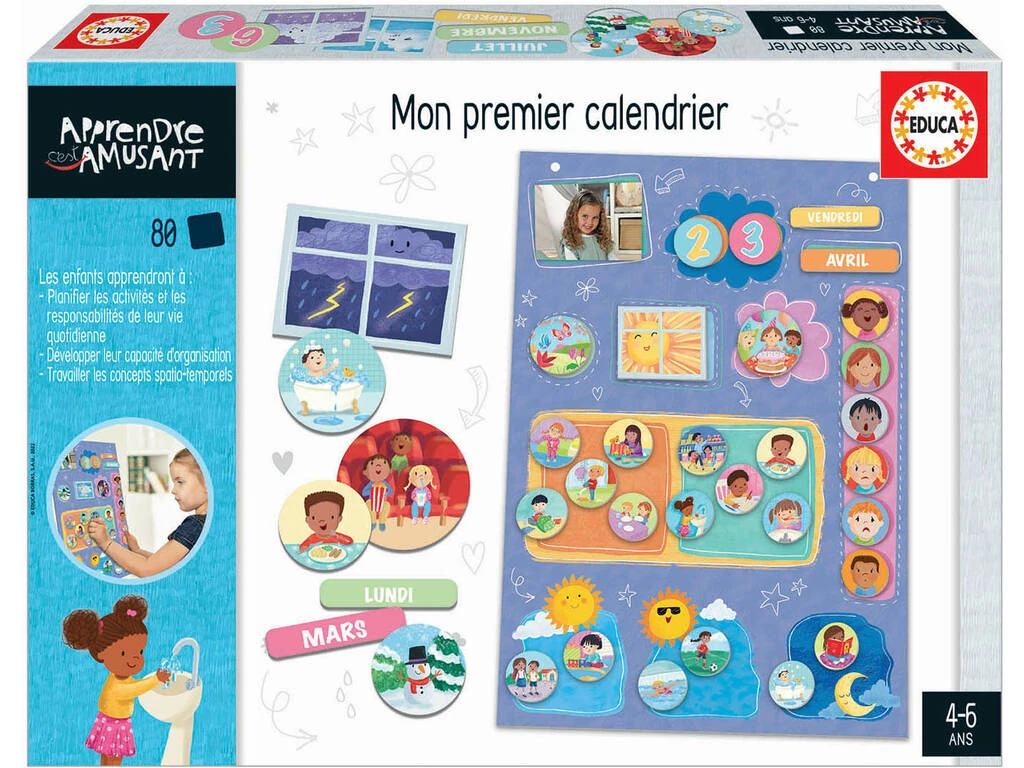 Apprendre C'est Amusant Mon Premier Calendrier Educa 19240 3 Apprendre C'est Amusant Mon Premier Calendrier Educa 19240