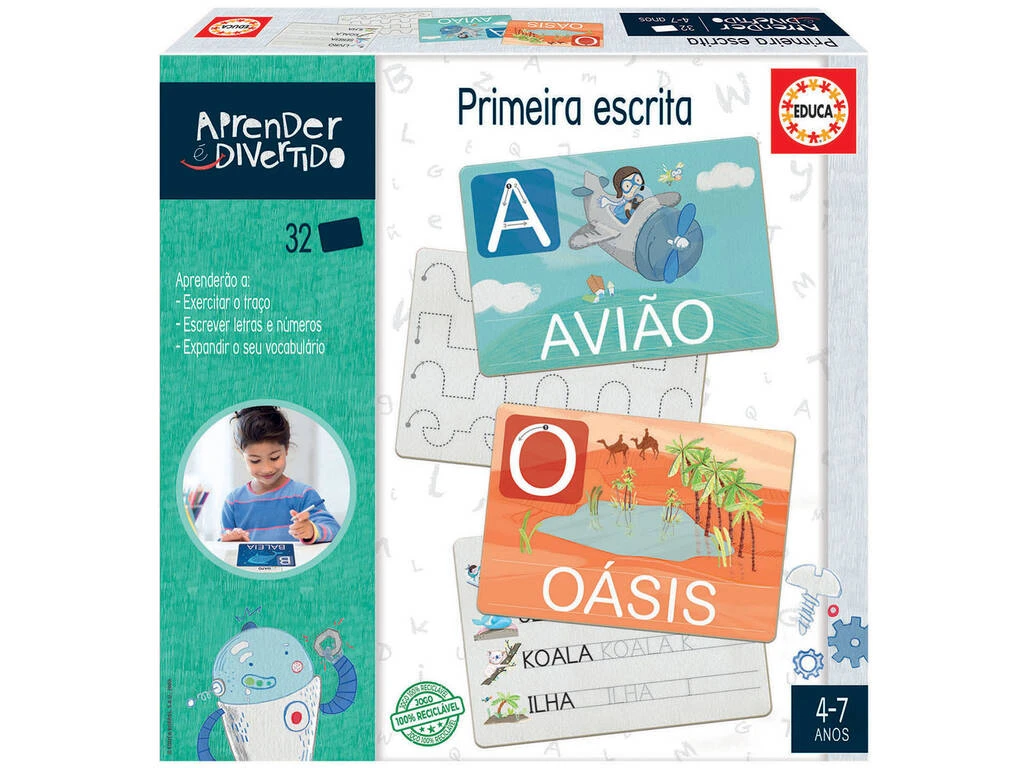 Aprender É Divertido Primeira Escrita Educa 18729 3 Aprender É Divertido Primeira Escrita Educa 18729
